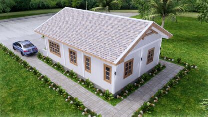 บ้าน ชั้น เดียว 7x10 เมตร 3 ห้องนอน 2 ห้องน้ำ - Image 12