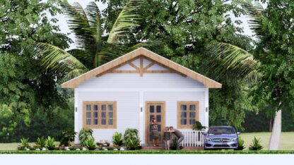 บ้าน ชั้น เดียว 7x10 เมตร 3 ห้องนอน 2 ห้องน้ำ - Image 13