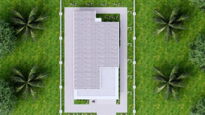 บ้าน เดี่ยว 8x17 เมตร 3 ห้องนอน 2 ห้องน้ำ แปลนเต็ม - Image 3